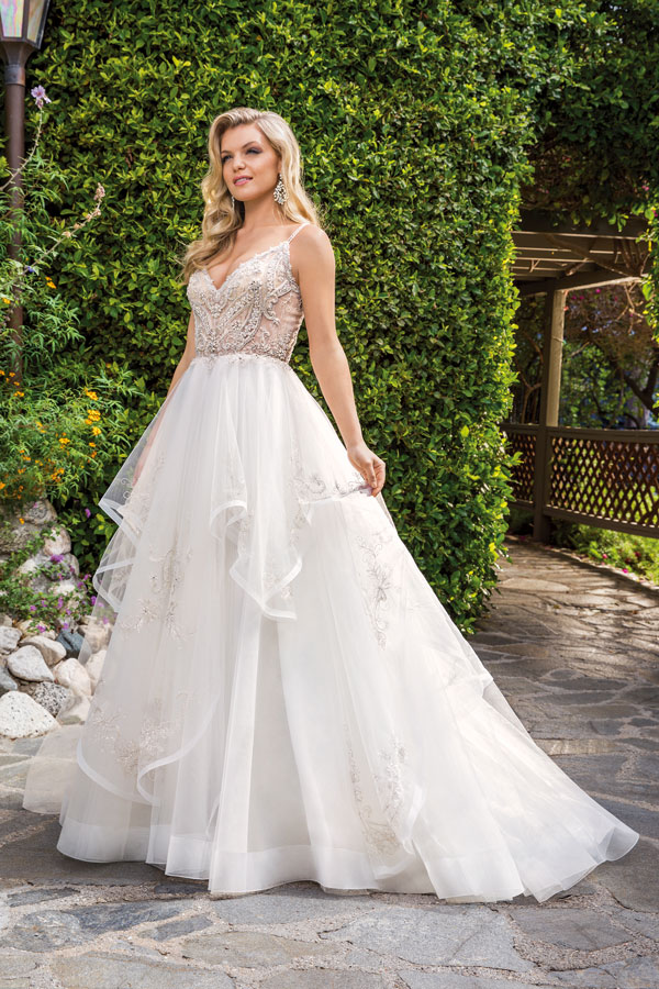 Tiered Wedding Gown