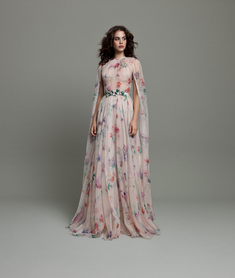 Floral Wedding Gown