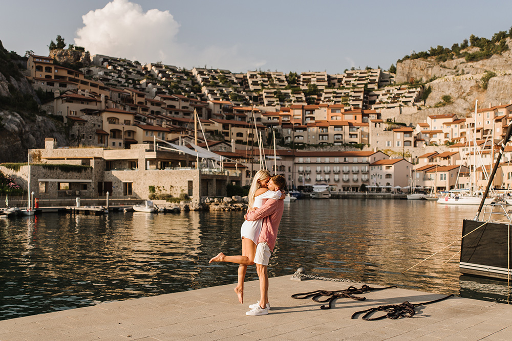 Proposal in Portopiccolo Italy