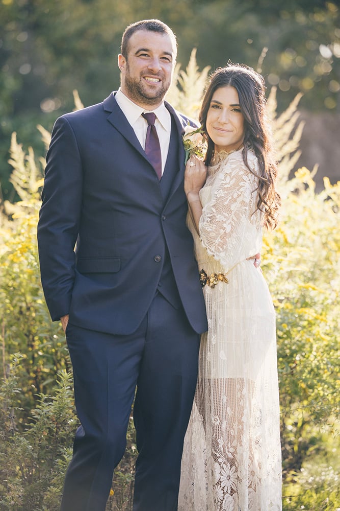 Groom and bride