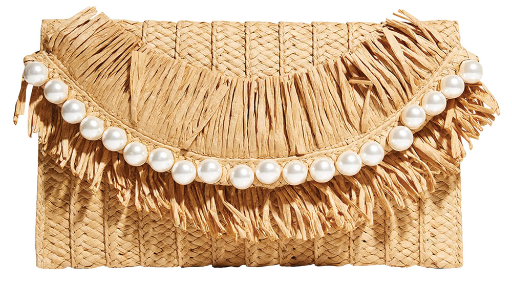 beach wedding clutch