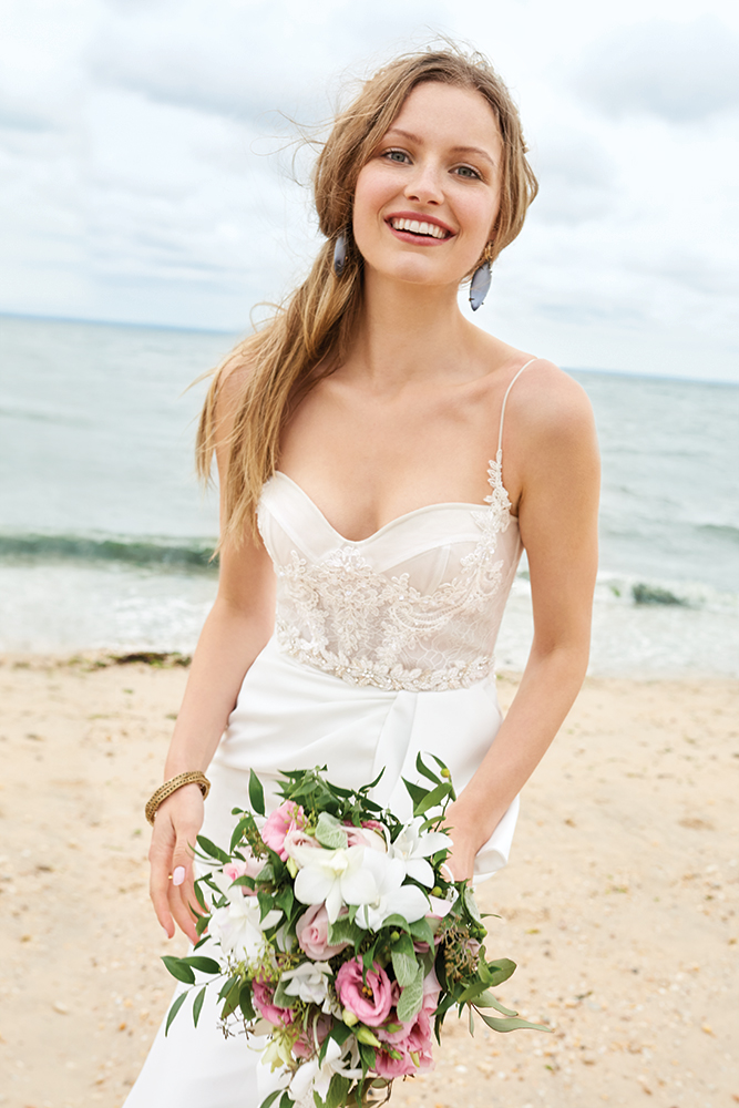 ines di santo beach wedding gown