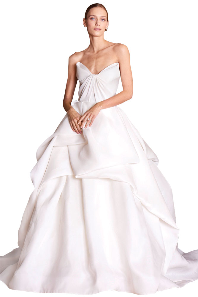 monique lhuillier wedding gown