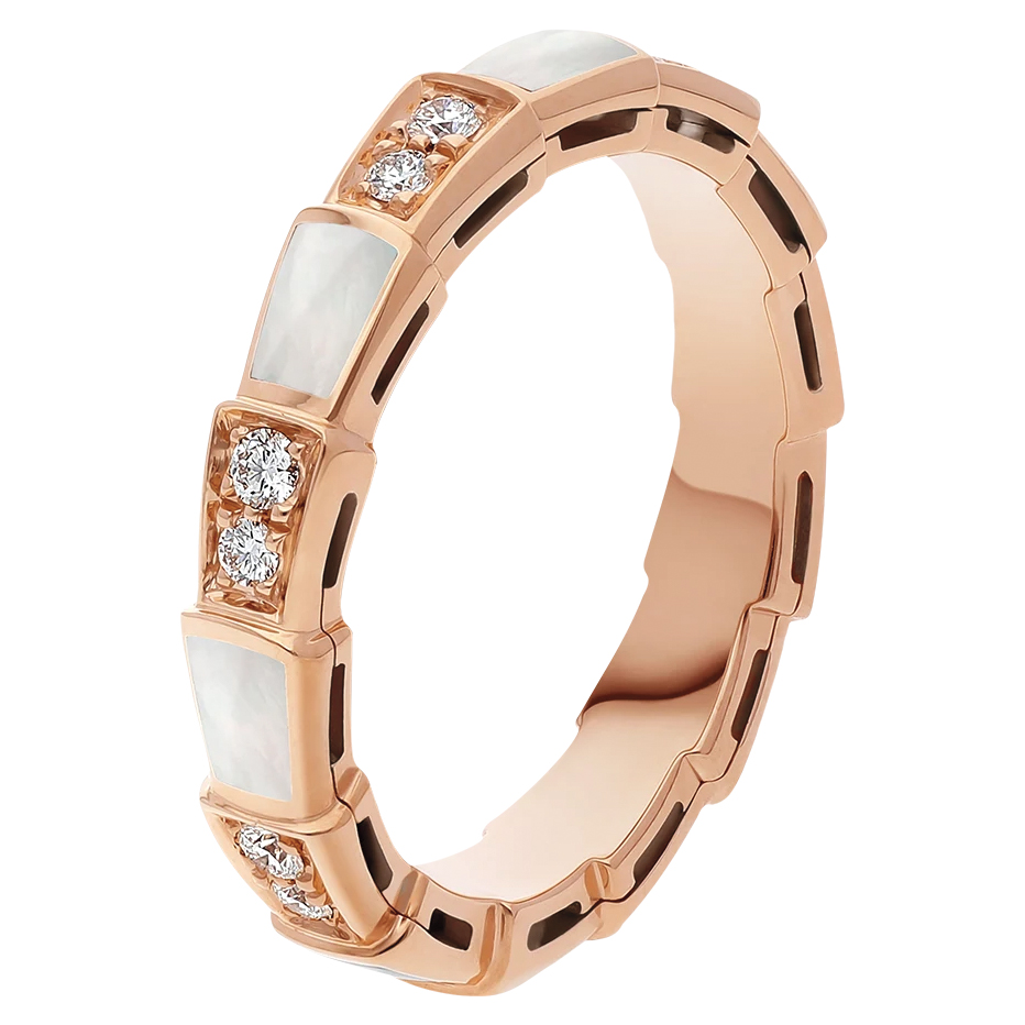 bulgari rose gold wedding ring