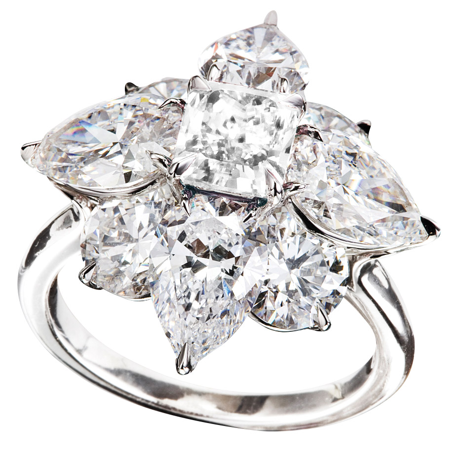 lauren addison floral engagement ring