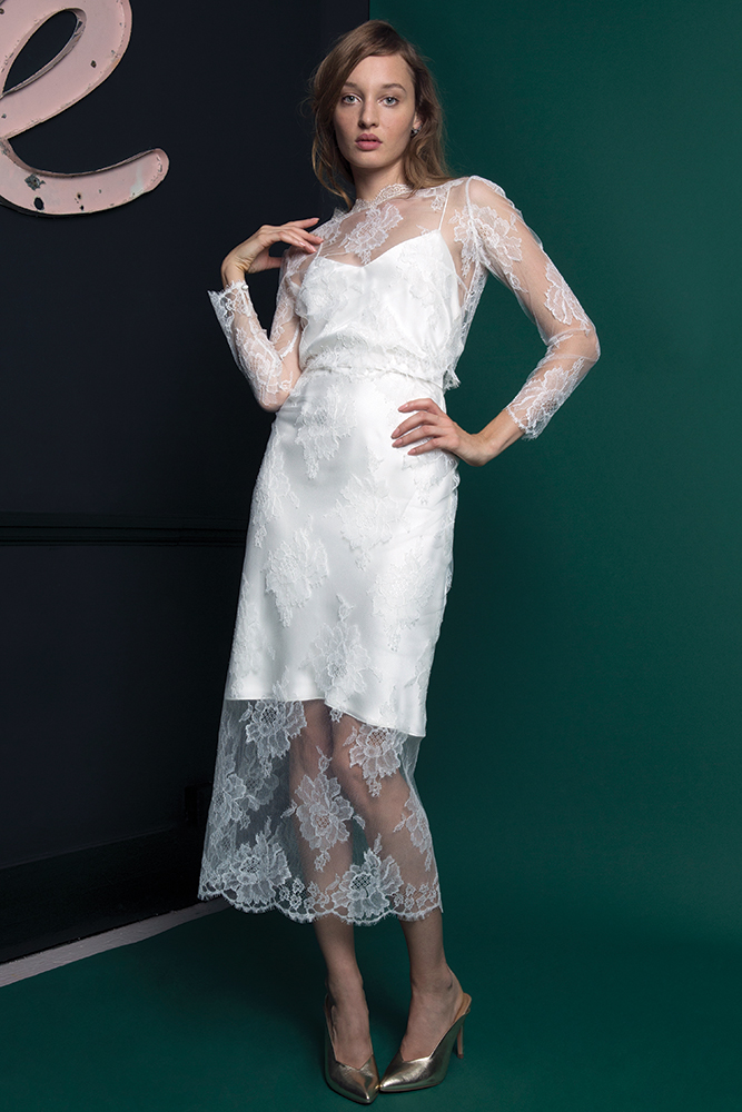 halfpenny london short wedding dress