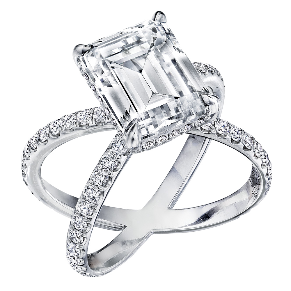 lindsey scoggins emerald shaped engagement ring