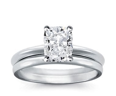 cushion engagement ring