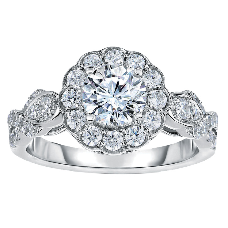 Floral Engagement Ring Adrianna Papell