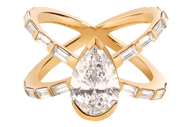 Engagement ring by Diamond Foundry x Shahla Karimi