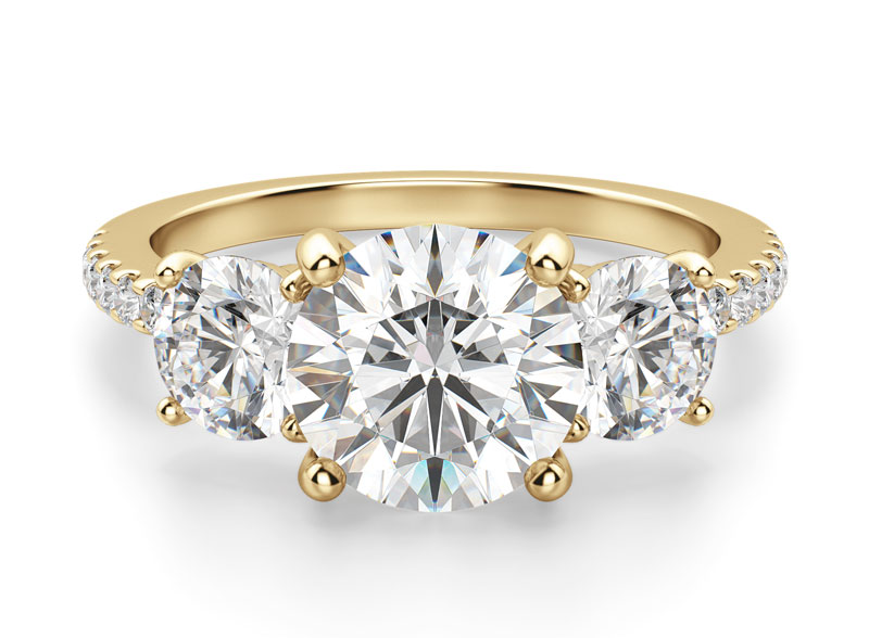 9 Gorgeous Lab Grown Diamond and Diamond Alternative Engagement Rings ...