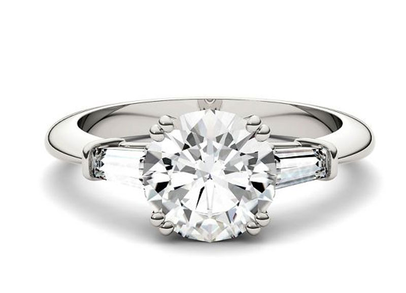 9 Lab Grown Diamond and Diamond Alternative Engagement Rings BridalGuide