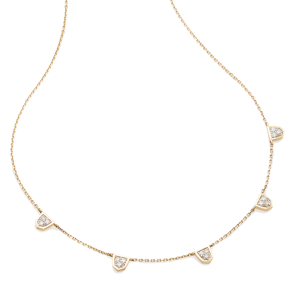 diamond necklace by kendra scott