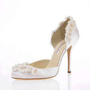 oscar de la renta bridal shoes