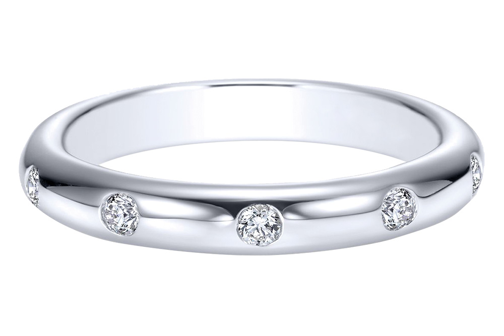 Gabriel and Co Stacked Wedding Ring