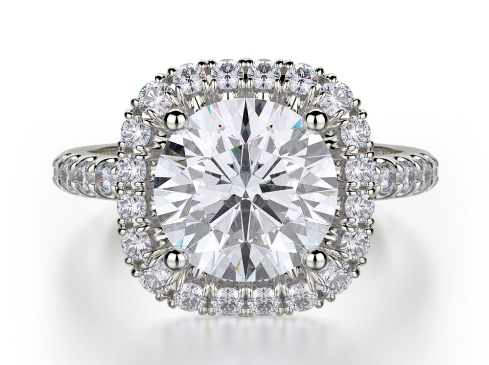 Round Cut Engagement Ring