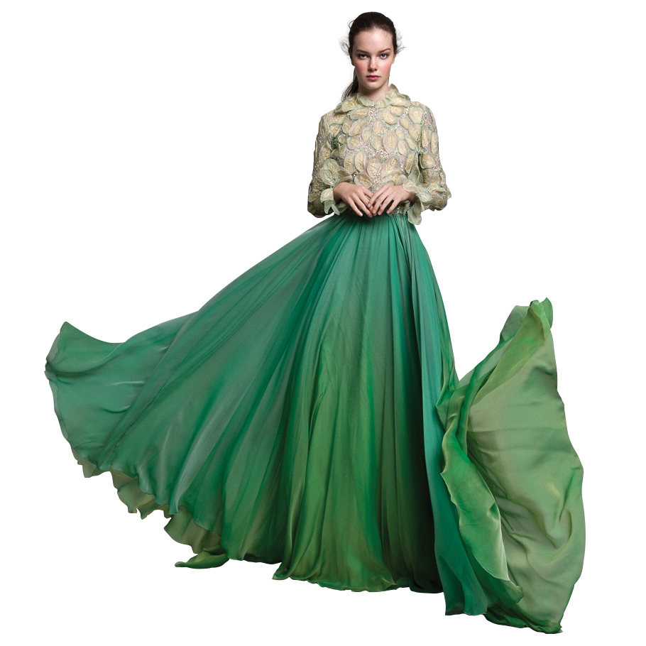 Glamorous green deals dress