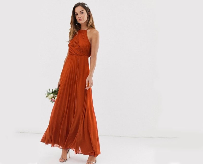 Orange Bridesmaid Dress