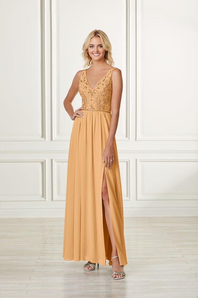 Champagne Bridesmaid Dress