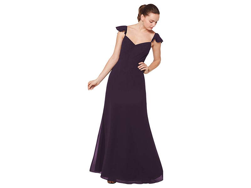 Plum Bridesmaid Dress