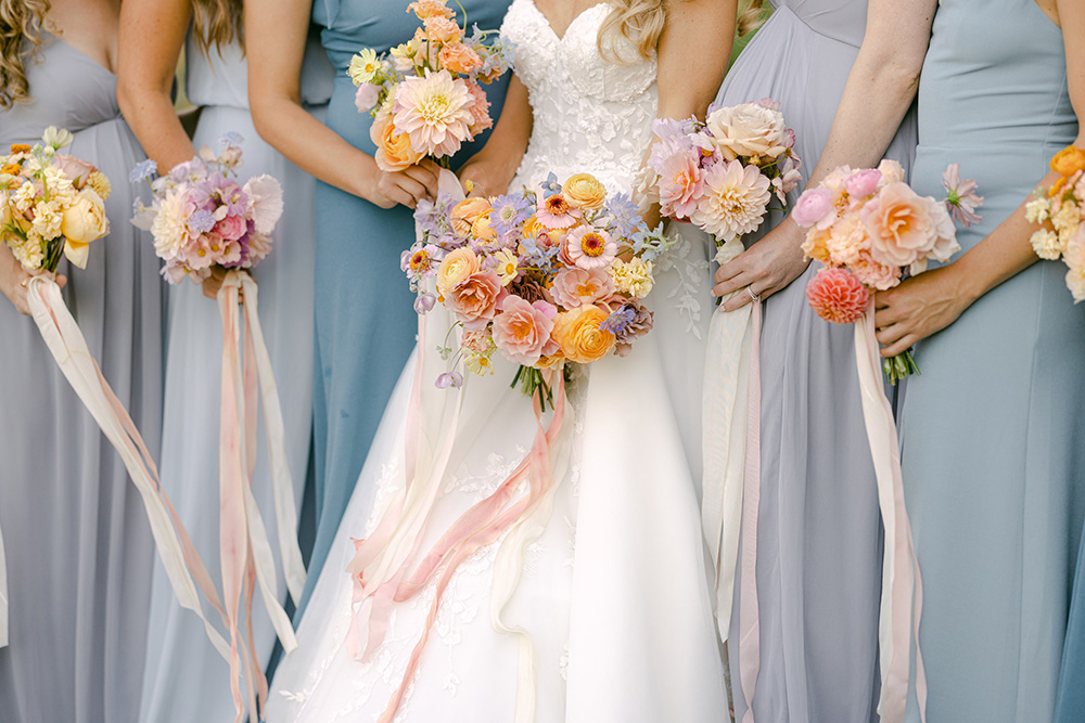 mix and match bridesmaid dresses