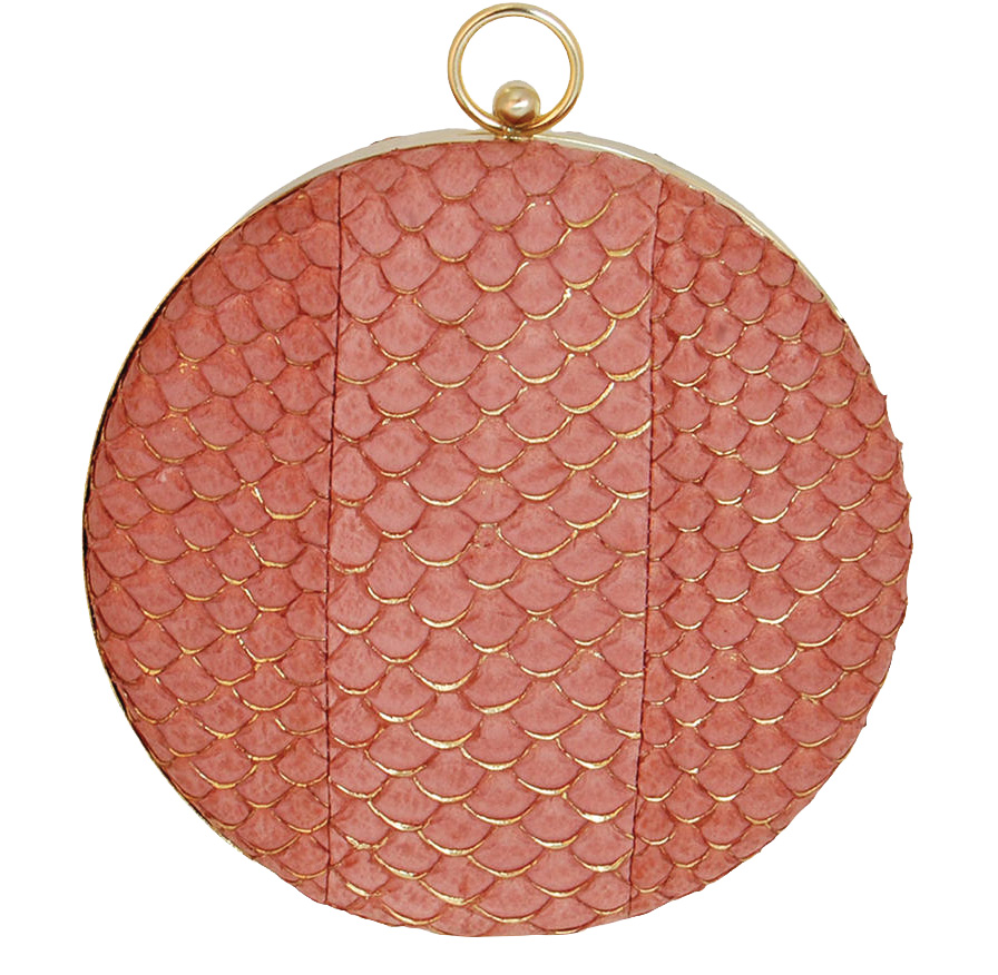 Leather minaudiere by Inge Christopher
