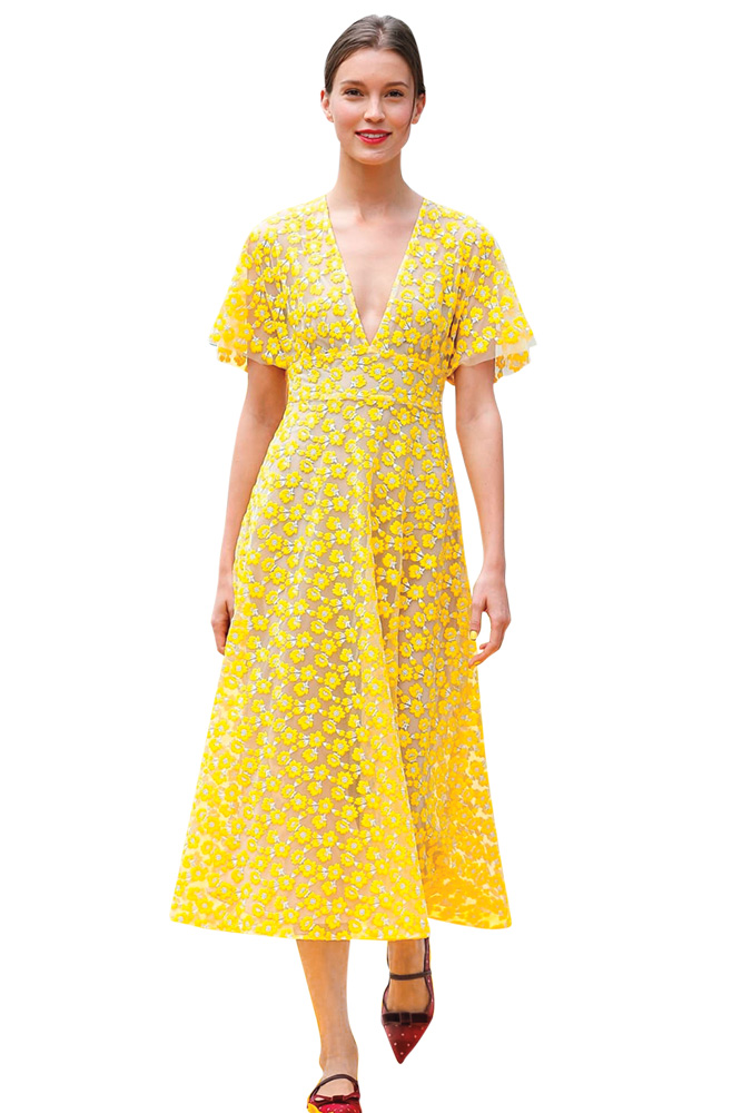 Lena Rose yellow floral dress