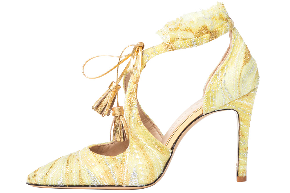 Yellow heel by Lena Ezriek