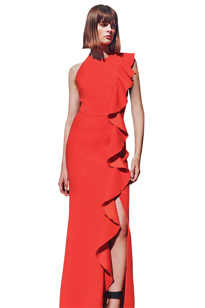 Rebecca Vallance red dress