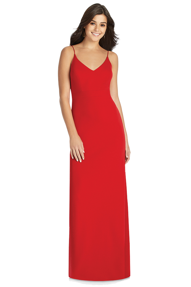 Red bridesmaid dress by Thread