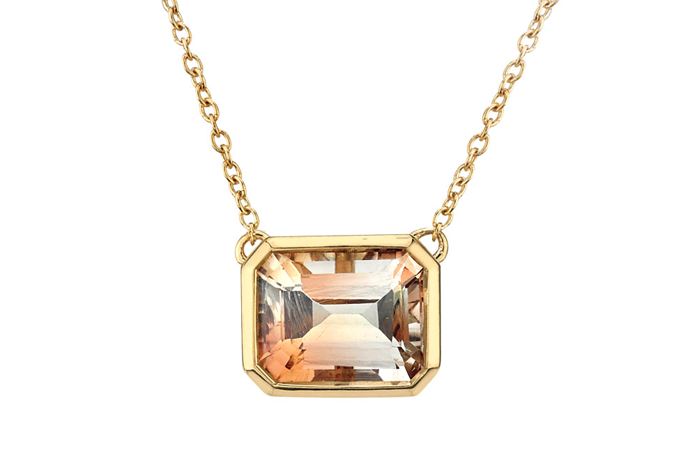 oregon sunstone pendant by marrow fine jewelry
