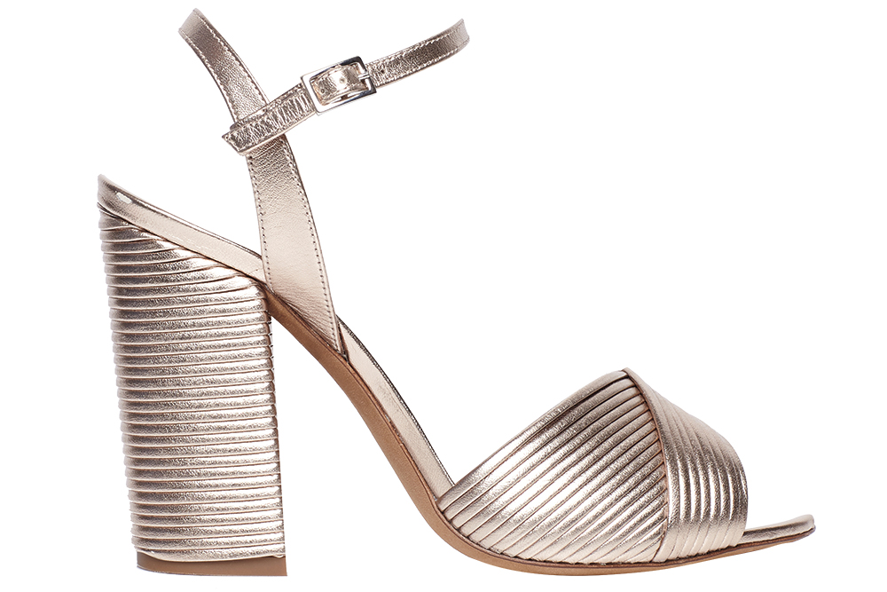 Metallic heel by Tabitha Simmons