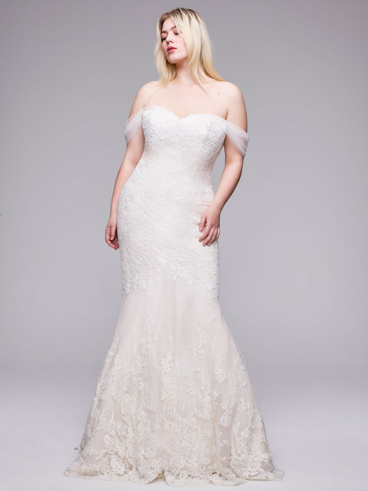 Plus size wedding gown