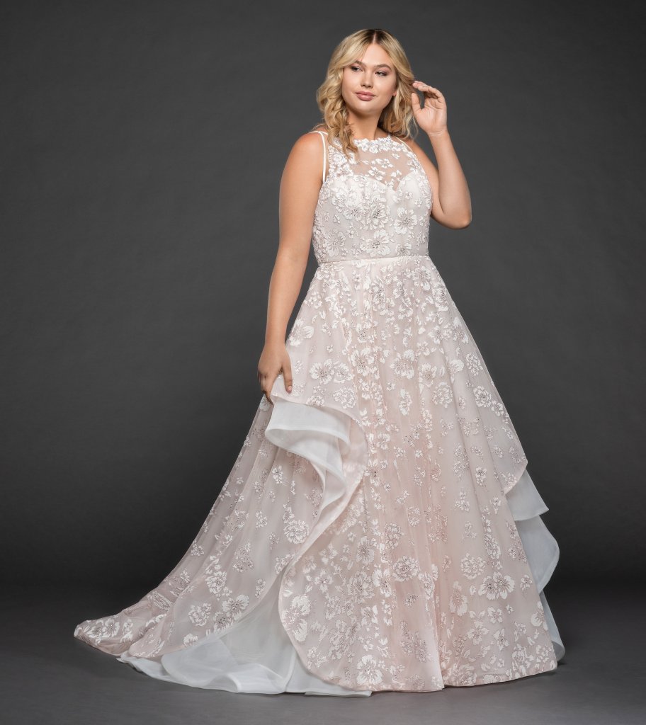 Plus size wedding gown