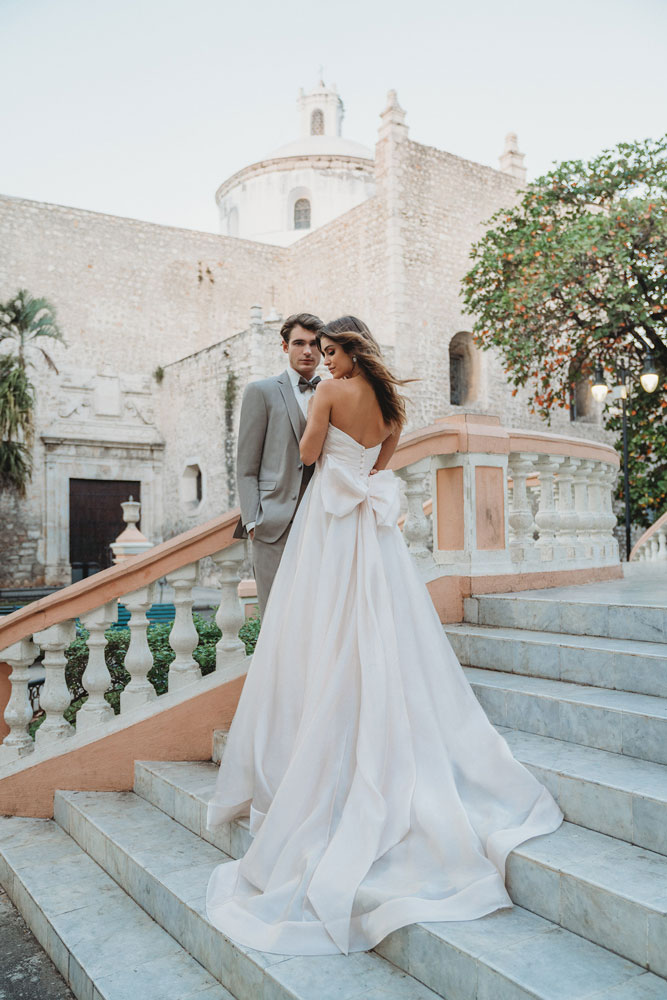 Wedding Gown with Bow