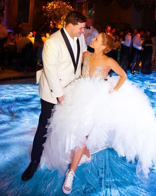 Bride and Groom in Sneakers