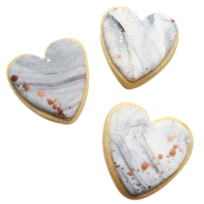 Marbled heart cookies by Alisha Henderson for Sweet Bakes