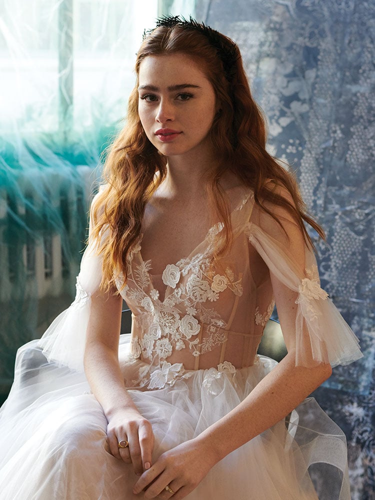 ethereal wedding dress