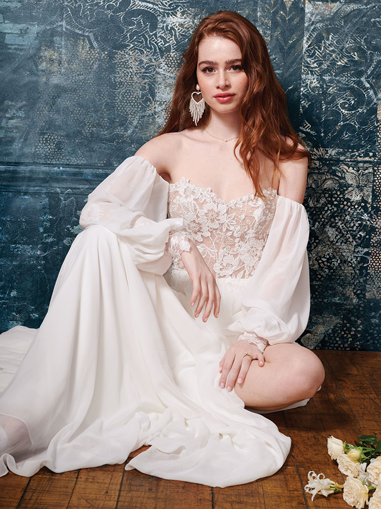 lillian west wedding gown