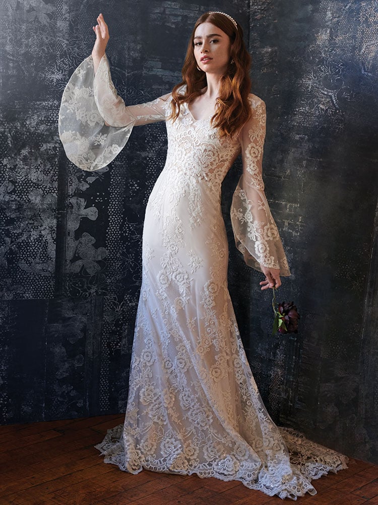 ethereal wedding dress