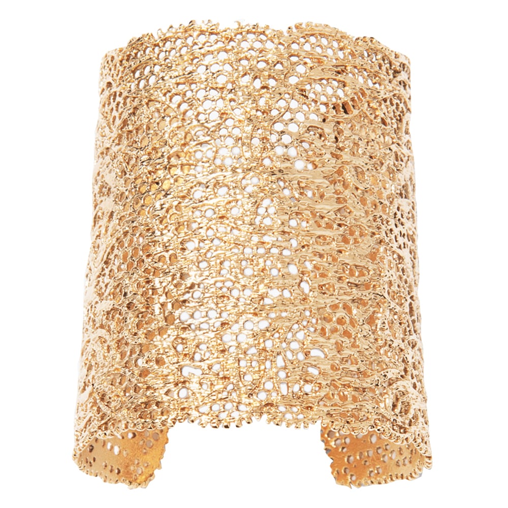 gold lace cuff