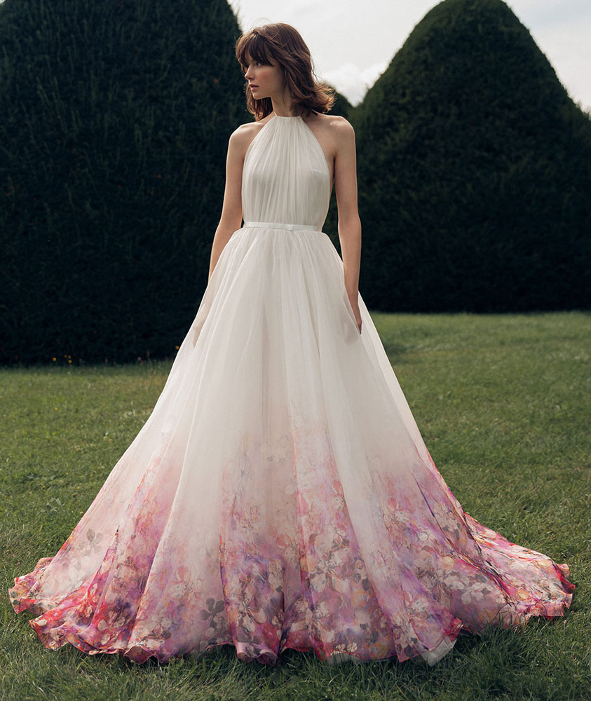 Rahma Ball Gown with Detachable Tail – fahmanaley bridal accessories