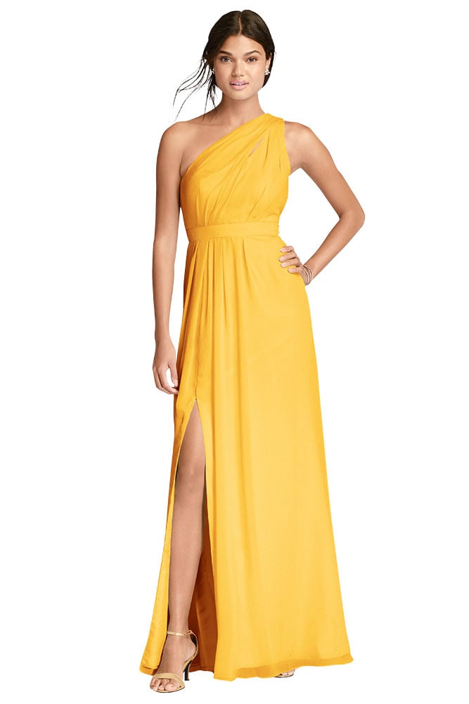 David's bridal hotsell yellow bridesmaid dresses
