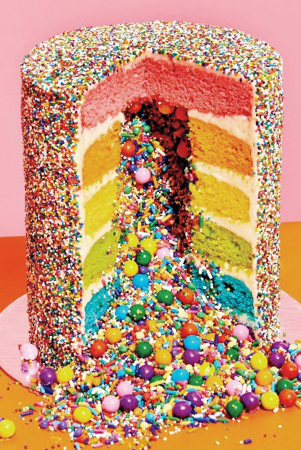 Rainbow cake by Flour Shop