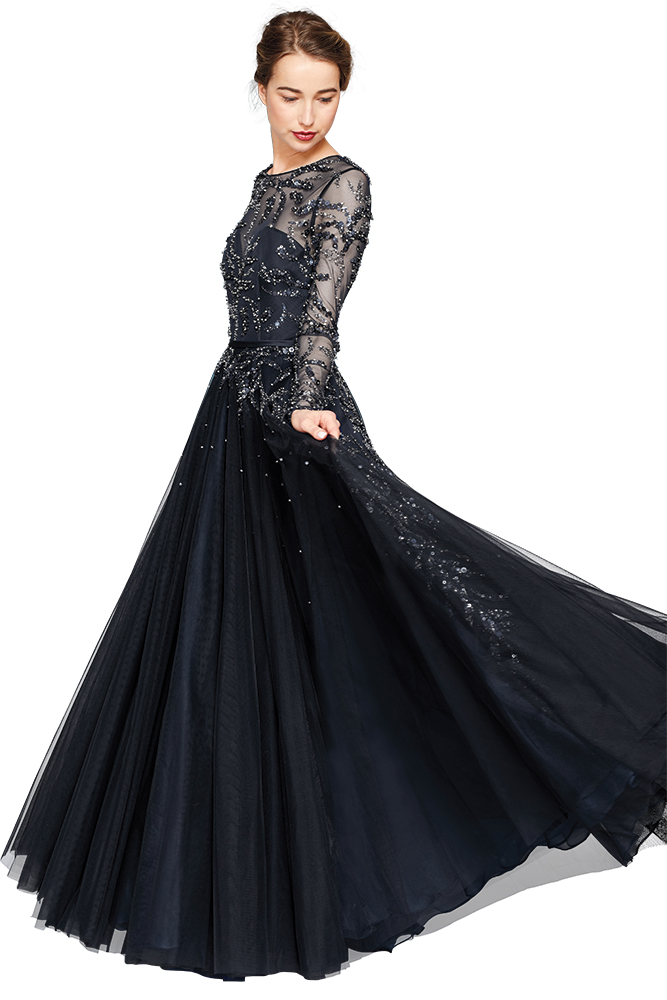 black wedding gown grace accad