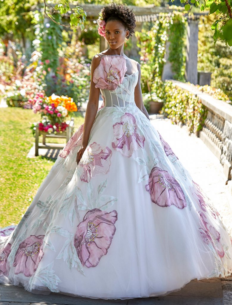 garden wedding gown