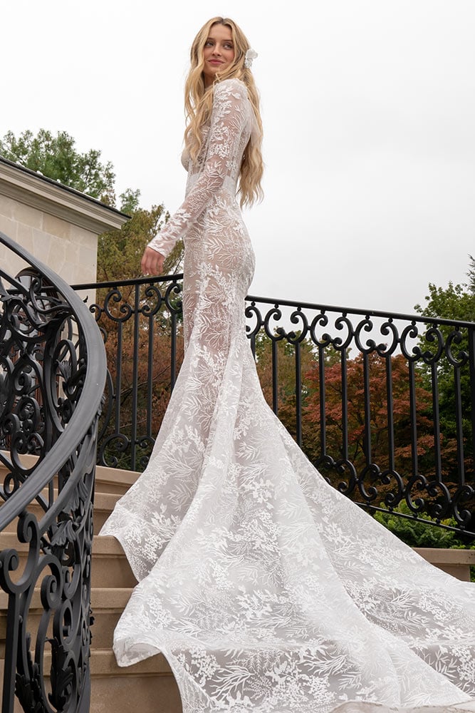 reem acra wedding gown