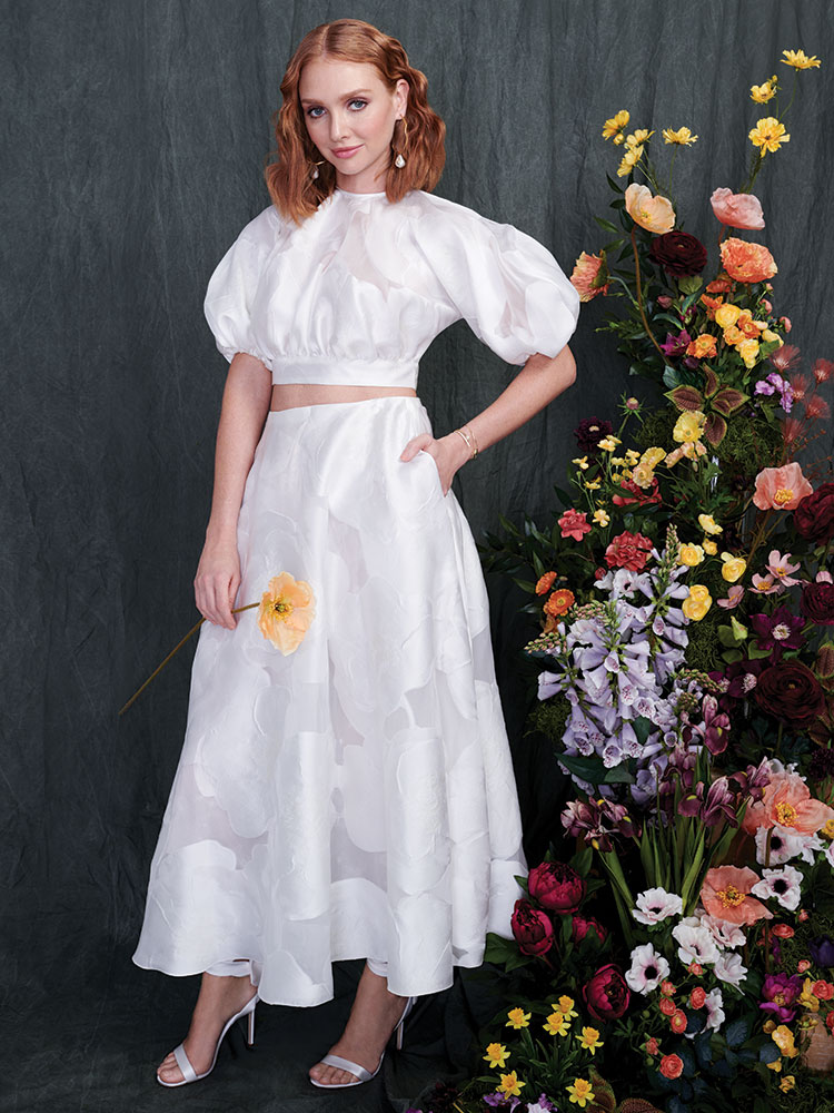 Lela Rose wedding gown
