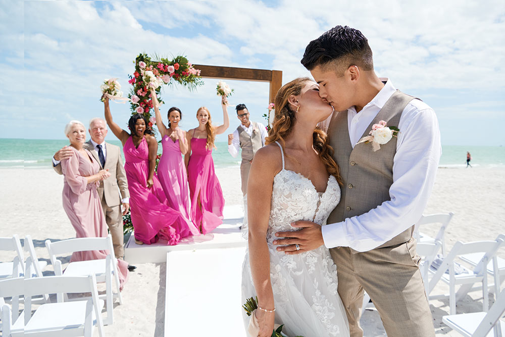 destination wedding on beach