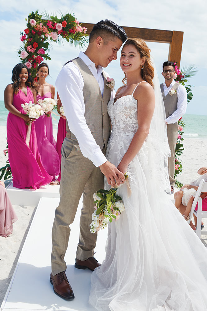 destination wedding on beach